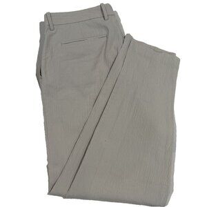 Zara Men’s Slim Fit Chinos Beige Tan Flat Front Cotton Blend Dress Pants 36x30